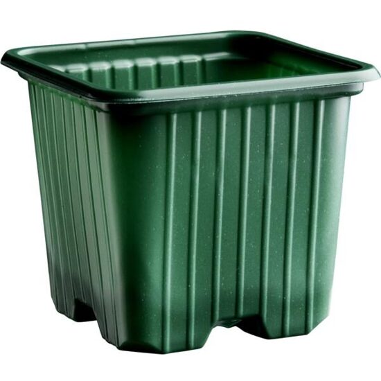 Dēstu podiņš kantains 7x7x6 tumši zaļš 1gb