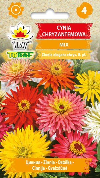 Cinnijas krizantēmziedu maisījums 1g. Cinniju sēklas.