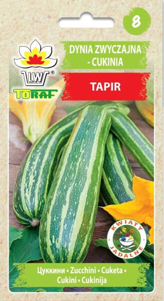 Cukīni svītrainie Tapir 3g. Cukīni sēklas.