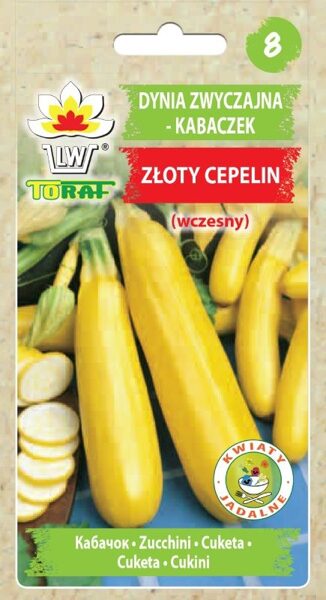 Cukini Zloty Cepelin 5g. Cukīni sēklas.