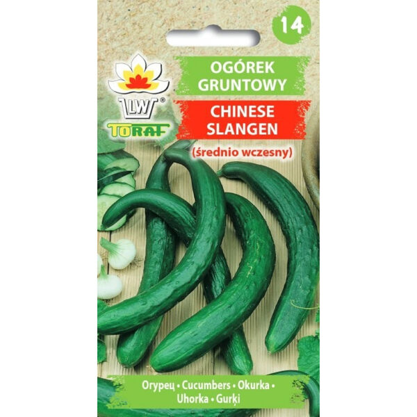 Gurķi Chinese Slangen 5g. Gurķu sēklas.