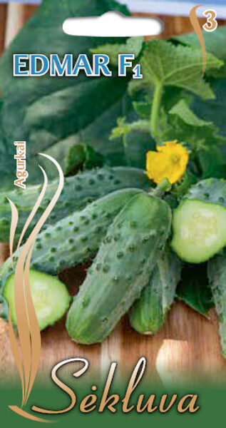 Gurķi EDMAR F1, 2g. Gurķu sēklas.