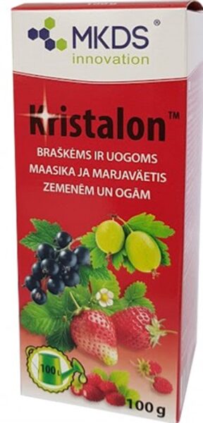 Kristalons sarakanais - zemenēm, ogām. 100g