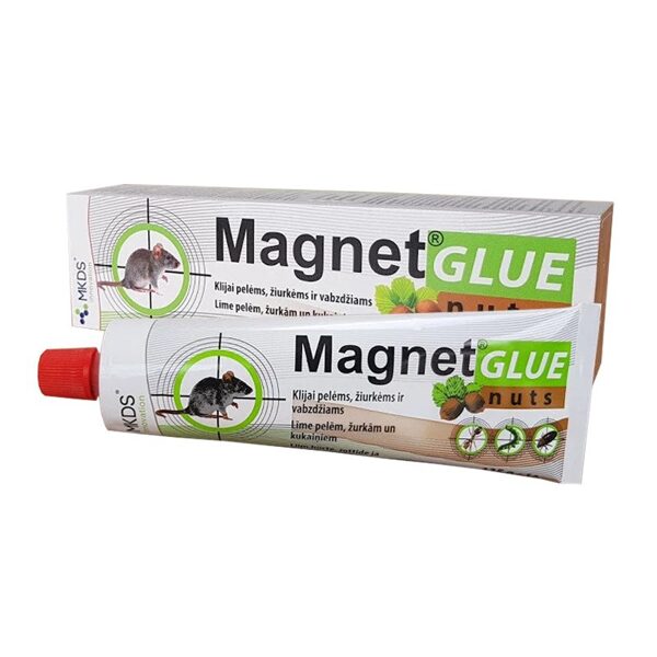 Magnet Glue Nuts Peļu, žurku, kukaiņu ķeršanas līme. 135g