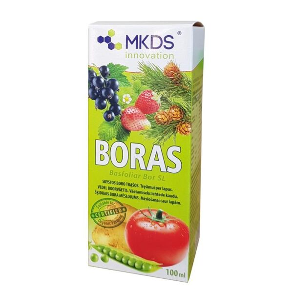 Mēslojums bors mēslošanai caur lapām. 100ml