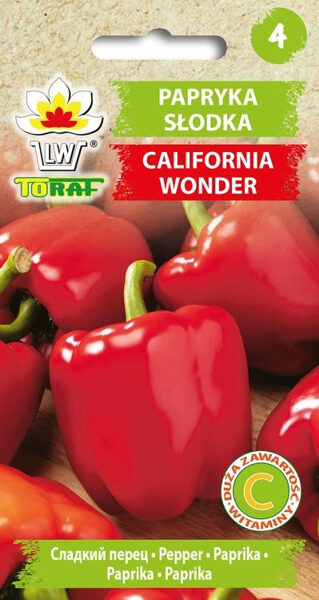 Paprika California Wonder 0.5g. Paprikas sēklas.