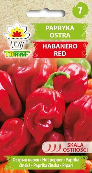Pipari asie Habanero red 0.2g. Piparu sēklas.