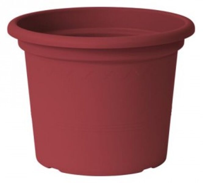 Puķu pods Geo Ķieģeļsarkans 35cm. 1gb