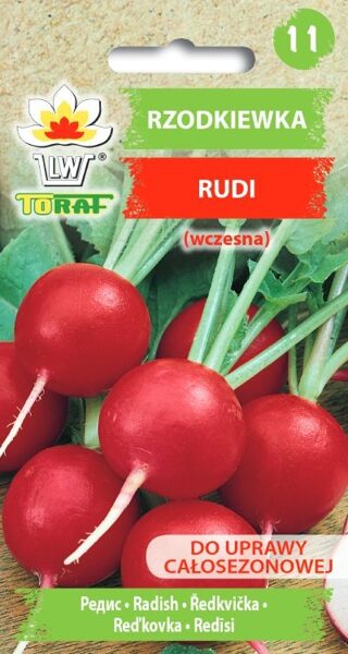 Redīsi apaļie Rudi 5g. Redīsu sēklas.