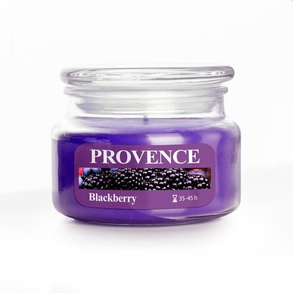 Svece aromātiskā stikla glāzē ar vāku Kazene. 1gb