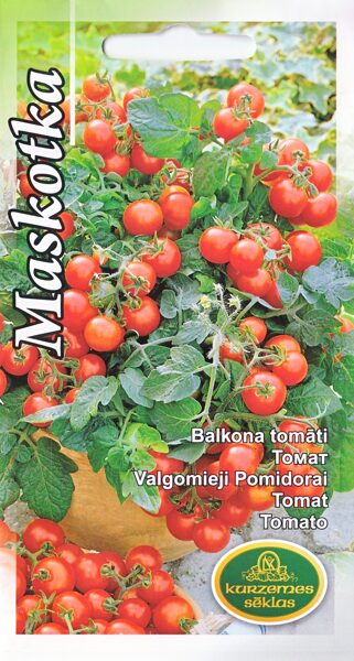 Tomāti balkona Maskotka 0.1g. Tomātu sēklas.