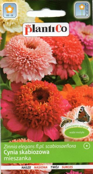 Cinnijas skabiozziedu mix. 1g