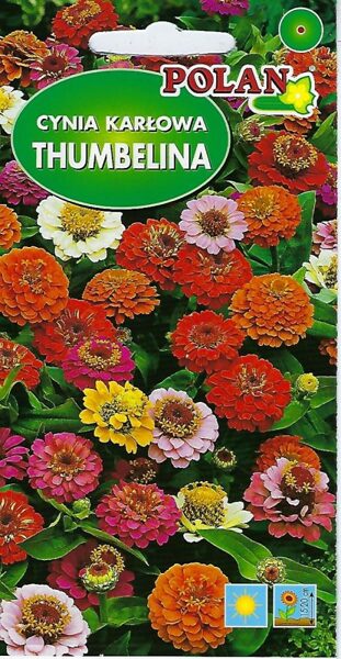 Cinnijas zemās Thumbelina mix. 1g