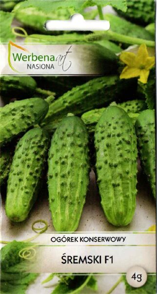 Gurķi Šremski F1 4g. Gurķu sēklas.