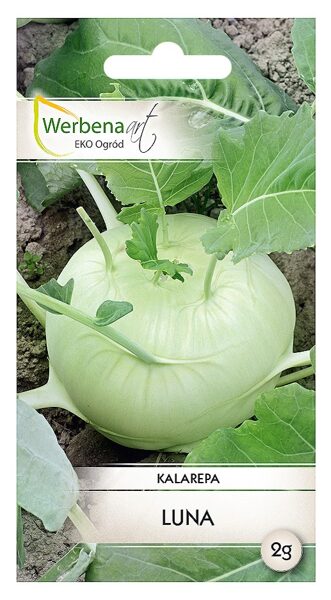 Kolrābji Luna gaišie 2g. Kolrābju sēklas.