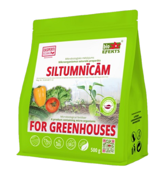 Mēslojums siltumnīcām 500g.