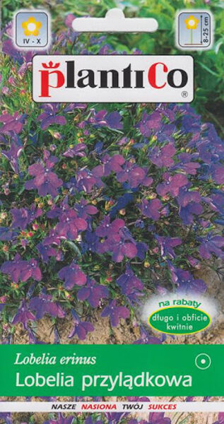 Lobēlijas krūmu violetas Mitternachtsblau. 0.2g