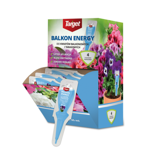 Mēslojums Balkon Energy ziedošo augu kopšanai. 35ml