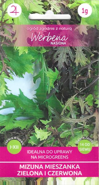 Mizunas KRĀSU MIX 1g. Mizunas sēklas.