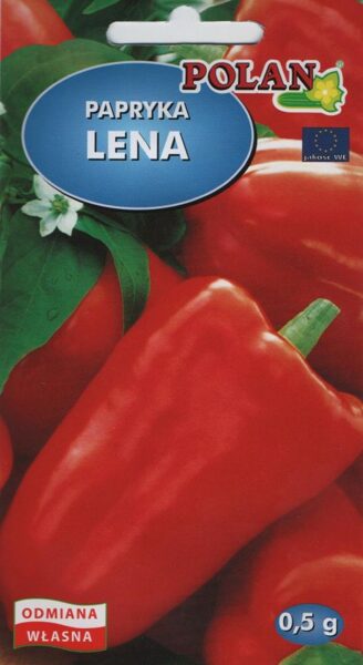 Paprika saldā Lena 0,5g. Paprikas sēklas.