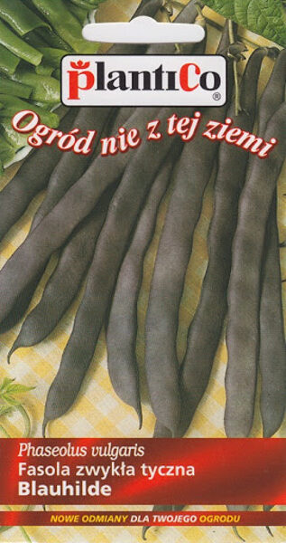 Pupiņas (kāršu) augstās Blauhilde 10g. Kāršu pupiņu sēklas.