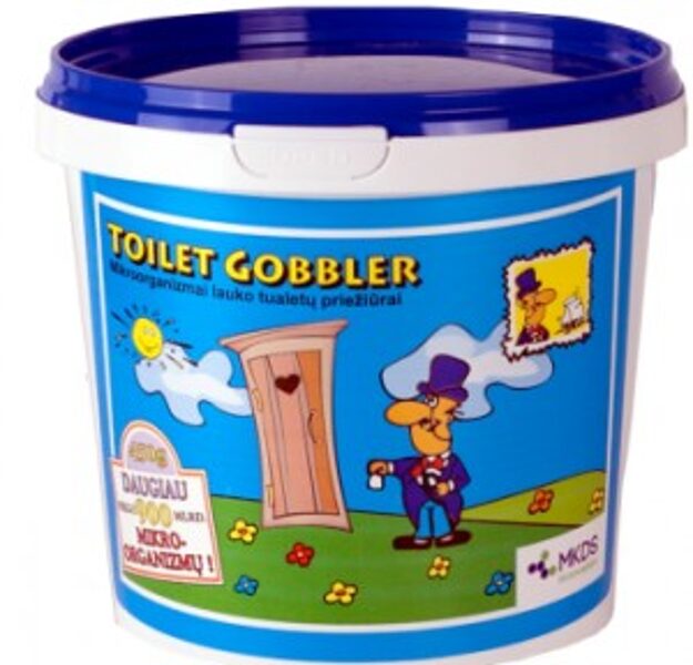 Sausajām tualetēm Toilet Gobbler 450g. 1gb