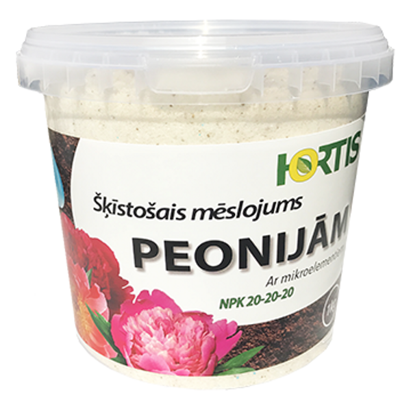 Šķīstošais mēslojums peonijām 300g.