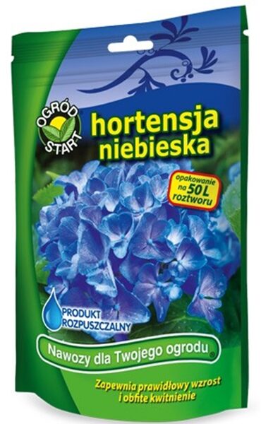 Šķīstošais mēslojums Zilajām Hortenzijām.  250g