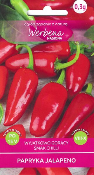 Pipari čili Jalapeno 0.3g. Čili piparu sēklas.
